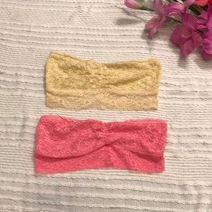 Charlotte Russe Strapless Lace Bralette